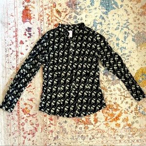 Brooks Brothers Floral Shirt Blouse